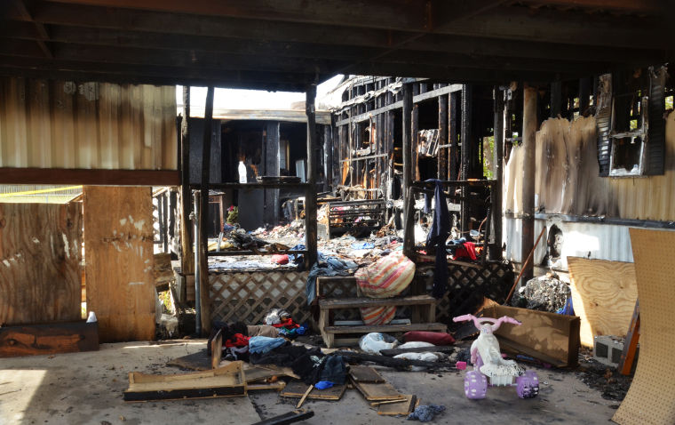 Mobile home fire